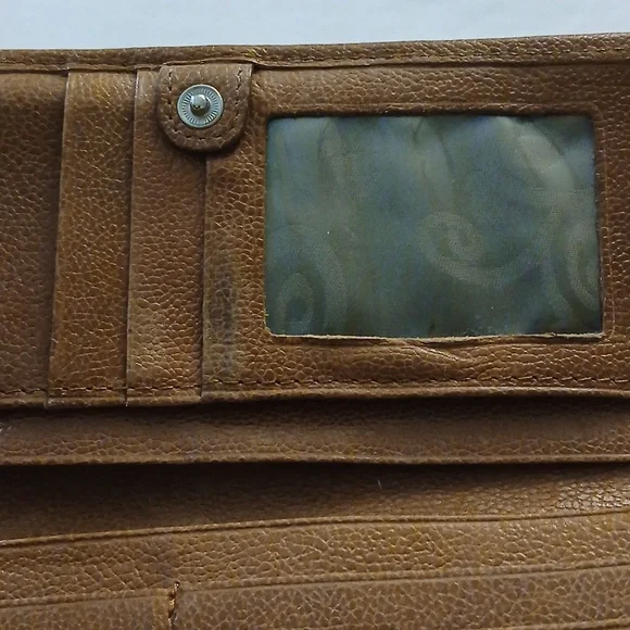 Brighton Orange Leather Wallet - Picture 7 of 7